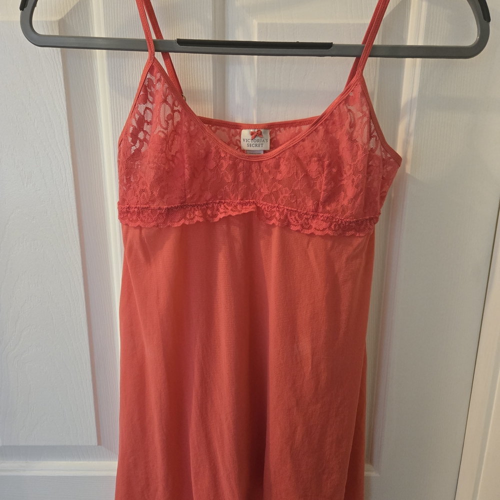 Victoria's Secret Pink Lace Chemise Intimates Sleepwear